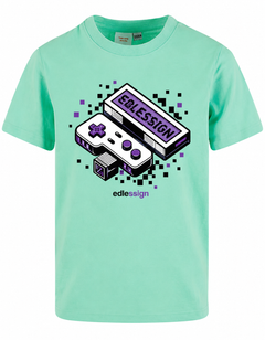 edlessign Kids Retro Gamer T-Shirt mit Controller Design