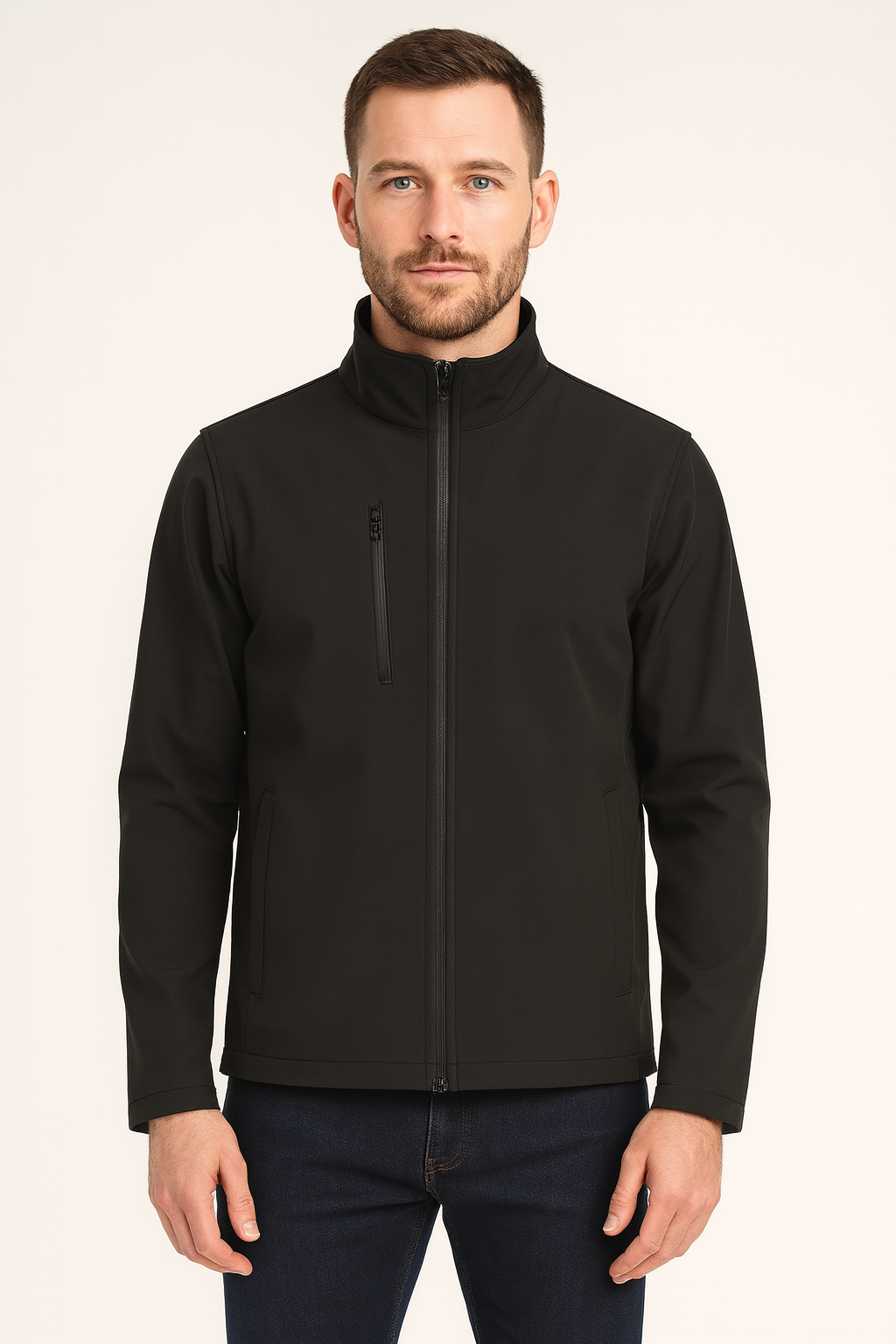 Basic Softshell Jacke