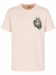 edlessign Kids Tee SMILE KING Marshmallow mit Smiley Motiv