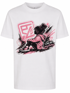 edlessign Girls Can Do Anything Kinder T-Shirt Mädchen Streetwear