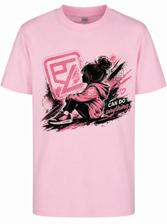 edlessign Girls Can Do Anything Kinder T-Shirt Mädchen Streetwear