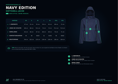 Softshell-Jacke Navy 300 g/m²